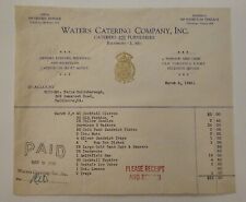 1946 waters catering for sale  Waldorf