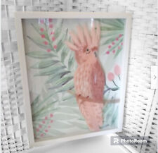 Pink cockatoo painting for sale  EDINBURGH