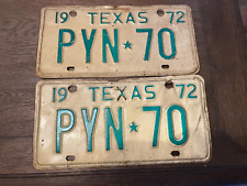 1972 texas license plates for sale  Conroe