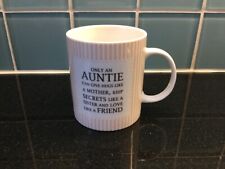 Auntie mug gift for sale  LINLITHGOW