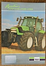 prospectus brochure tracteur deutz agrotron TTV 1130 1145 1160  tractor traktor d'occasion  Auneau