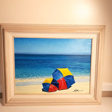 Oil canvas painting for sale  Warrington