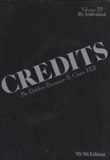 Credits volume iii for sale  UK