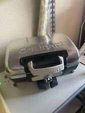 Used, Cuisinart CGG180TS Petit Gourmet Portable Tabletop Gas Grill - Silver for sale  Shipping to South Africa