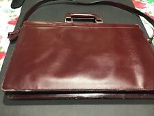 Genuine leather briefcase for sale  Shirley