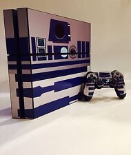 R2D2 STAR WARS Skin Sticker Vinyl Decal Cover PlayStation PS4 Console+Controller for sale  Shipping to South Africa