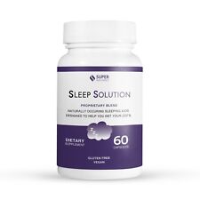 Solución para dormir - Ayuda para dormir premium totalmente natural segura y efectiva - 60 cápsulas segunda mano  Embacar hacia Mexico