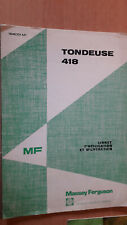 Massey ferguson tondeuse d'occasion  Bonneval