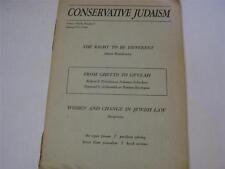 Conservative judaism volume for sale  Brooklyn