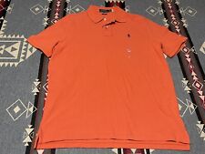 Camisa polo masculina Ralph Lauren tamanho G nova sem etiquetas ajuste clássico laranja azul T50 comprar usado  Enviando para Brazil