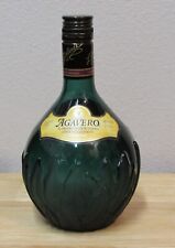 Garrafa verde fosco vazia Agavero El Original Licor de Tequila etiqueta dourada, usado comprar usado  Enviando para Brazil