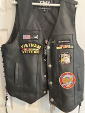 Genuine leather vest for sale  Birmingham