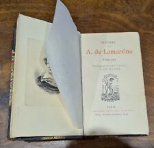 Livre ancien lamartine. d'occasion  Saint-Geniès-de-Malgoirès