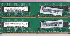 KIT DE MEMÓRIA RAM DESKTOP 2GB 2x1GB PC2-4200 HYNIX HYMP512U64CP8-C4 AB-C DDR2-533 comprar usado  Enviando para Brazil