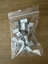 White bulldog clips. for sale  Shipping to Ireland