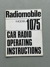 Radiomobile 1075 car for sale  Lancaster