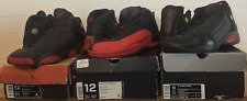 Jordan 12 Flu Game 13 Last Shot 14 Bred Men’s 12 With Boxes Lot of 3, used for sale  Shipping to South Africa
