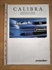 Opel Calibra Irmscher brochure Opel, used for sale  Shipping to South Africa