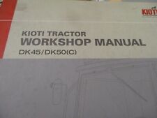 Used, Kioti DK45 DK50 C Tractor Workshop Repair Manual for sale  Shipping to South Africa