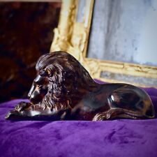 Lion couché sculpture d'occasion  Paris XI