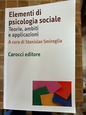Elementi psicologia sociale. usato  Roma