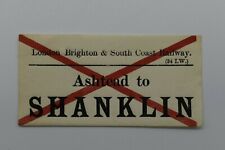 Railway luggage label for sale  REDCAR