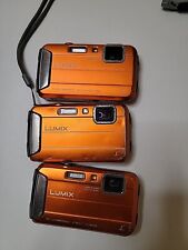 5x Cámara digital Panasonic LUMIX DMC-TS25 16 MP naranja solo para repuestos o reparación segunda mano  Embacar hacia Argentina