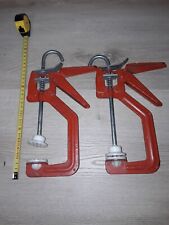 2 x Vintage Solo Clamps Quick Action Metal Clamp Made in UK 100mm Capacity  for sale  Shipping to South Africa