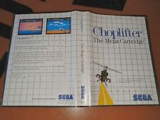 ## Sega Master System - Choplifter (Eu Release) - Cib / Ms Game ## comprar usado  Enviando para Brazil