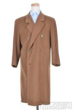 DAREBRIDGE Vicuna Brown 100% PURE CASHMERE Jacket Coat OVERCOAT - LARGE, used for sale  Shipping to South Africa