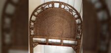 wicker headboard for sale  DUMFRIES