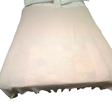 Cobertor térmico 100% algodão waffle tecido rosa 97 x 78 vintage EUA núcleo de casa de campo comprar usado  Enviando para Brazil