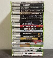 Lote de 22 videogames Xbox 360 testados pacote de jogos mais na caixa, usado comprar usado  Enviando para Brazil