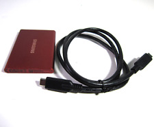 Disco rígido externo USB-C portátil Samsung SSD T7/2TB vermelho, usado comprar usado  Enviando para Brazil