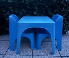 Kinderstuhl tisch blau gebraucht kaufen  Glashütte