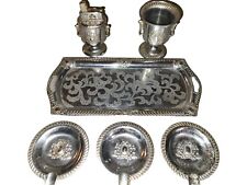 Vintage Silver Plated 6-pc Tobacco/Smoking Set-Made in Occupied Japan for sale  Shipping to South Africa
