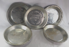 5 Vintage New England Table Talk Flaky Crust Pie Tin Plate 3/10 Cent Deposit for sale  Shipping to South Africa