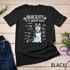 Camiseta unissex engraçada anatomia husky siberiano amante de cachorro presente comprar usado  Enviando para Brazil