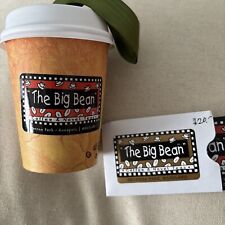 Tarjeta de regalo de café The Big Bean $20 y caja de regalo para taza de café segunda mano  Embacar hacia Argentina