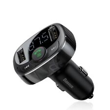 Baseus Bluetooth Nadajnik FM Samochodowy odtwarzacz MP3 USB Samochód SD AUX Zestaw głośnomówiący na sprzedaż  Wysyłka do Poland