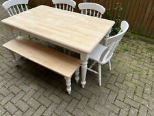 Farmhouse table chairs for sale  CANTERBURY