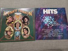 Lote de 2 LPs de Vinil - Honky Tonkin' & Hits Of Eight Seven 87 - Música Country comprar usado  Enviando para Brazil