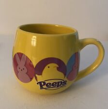 Taza de café Peeps marca amarilla con conejos pollitos 2021 segunda mano  Embacar hacia Argentina