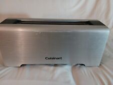 Cuisinart CPT-2000 2 Rebanadas Ranura Larga Tostadora Motorizada Pan Probado Funciona segunda mano  Embacar hacia Argentina