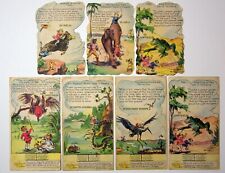 Usado, Lote de 7 tarjetas DOTTY, BOB y TRIX (D27), varias panaderías de la década de 1920 segunda mano  Embacar hacia Argentina