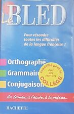 Bled orthographe grammaire d'occasion  Perpignan-