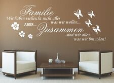 Wandtattoo spruch familie gebraucht kaufen  Wilster