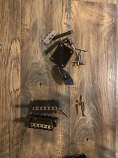 Used, Two 1987 Fender Japanese Stratocaster Bridges +parts MIJ Contemporary Strat for sale  Shipping to Canada