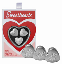 Juego de 3 dulces Sweetheart 2023 30 gramos de plata segunda mano  Embacar hacia Argentina