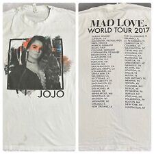 Usado, Camiseta Jojo Para Hombre Pequeña Blanca 2017 Mad Love World Tour Concierto Gráfico segunda mano  Embacar hacia Argentina